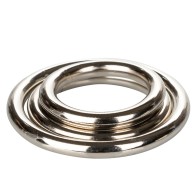 Juego de Anillos de Plata de 3 Piezas - Soporte Definitivo