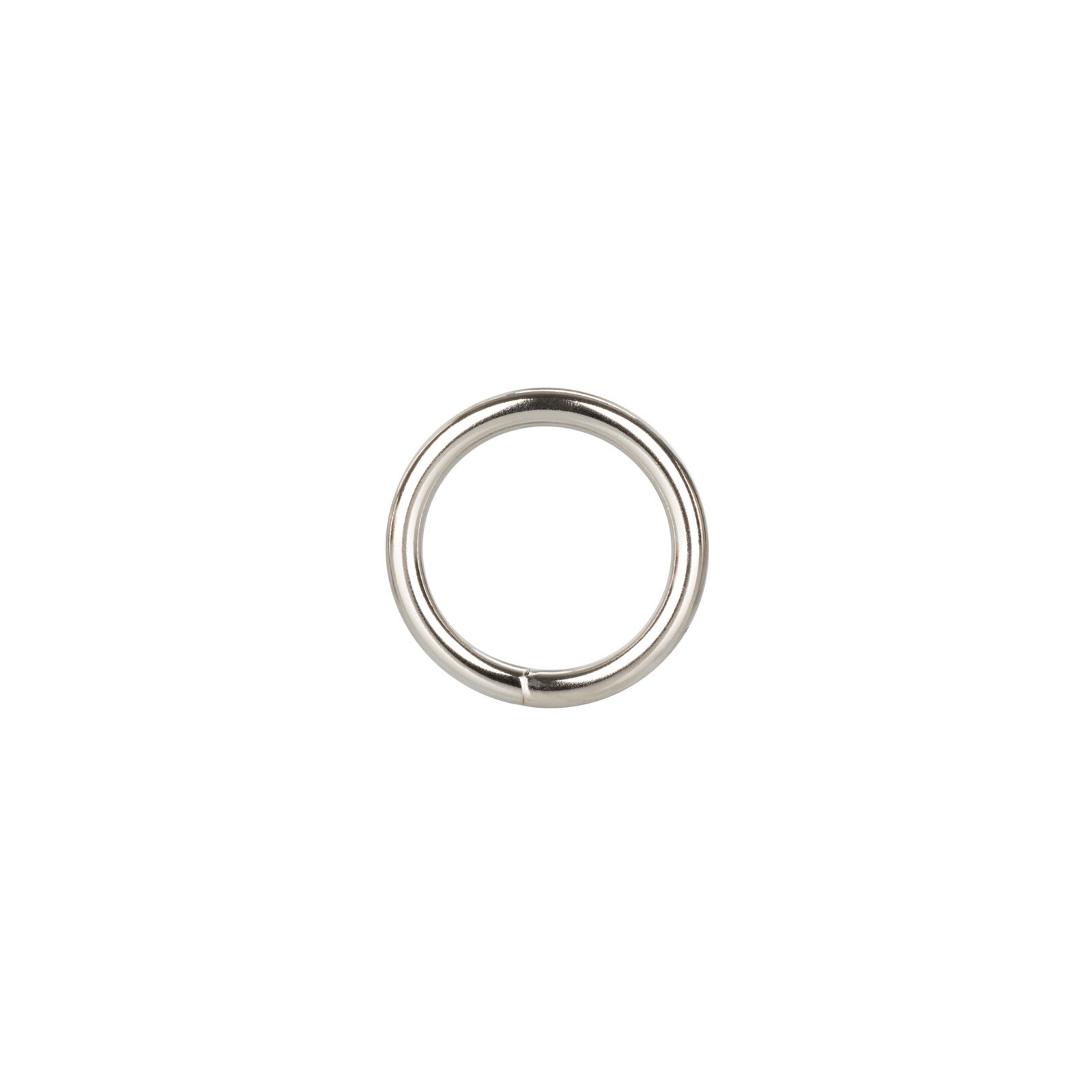 Medium Silver Cock Ring for Erection Support