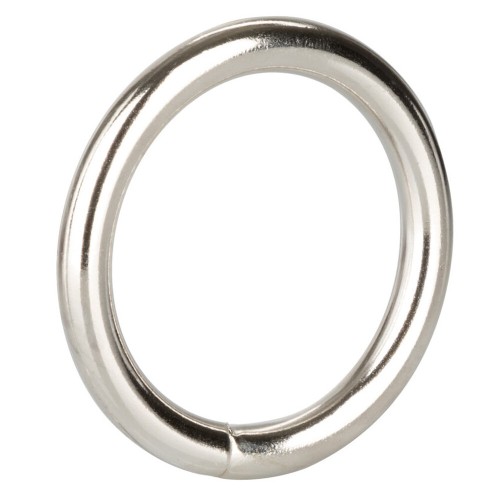 Medium Silver Cock Ring for Erection Support