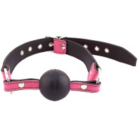 Gag de Bola Rosa Rouge Garments para BDSM