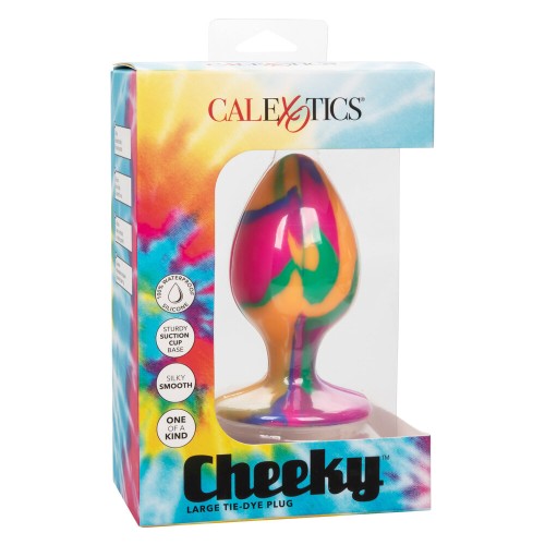 Cheeky Tie Dye Large Butt Plug for Pleasure