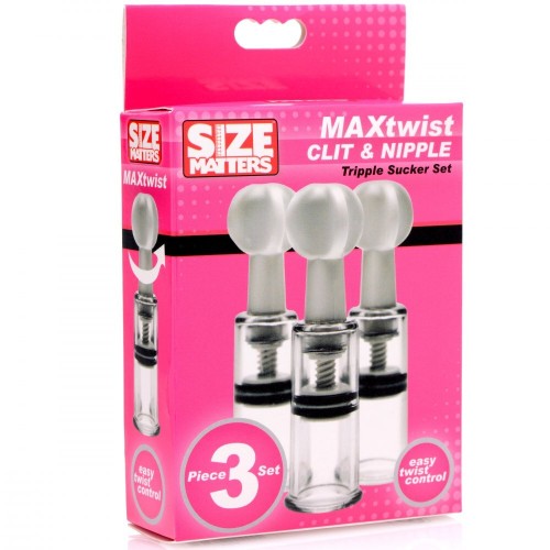 Size Matters Max Twist Sucker Set for Intense Pleasure