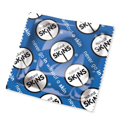 Condones Naturales Skins x50 (Azul)