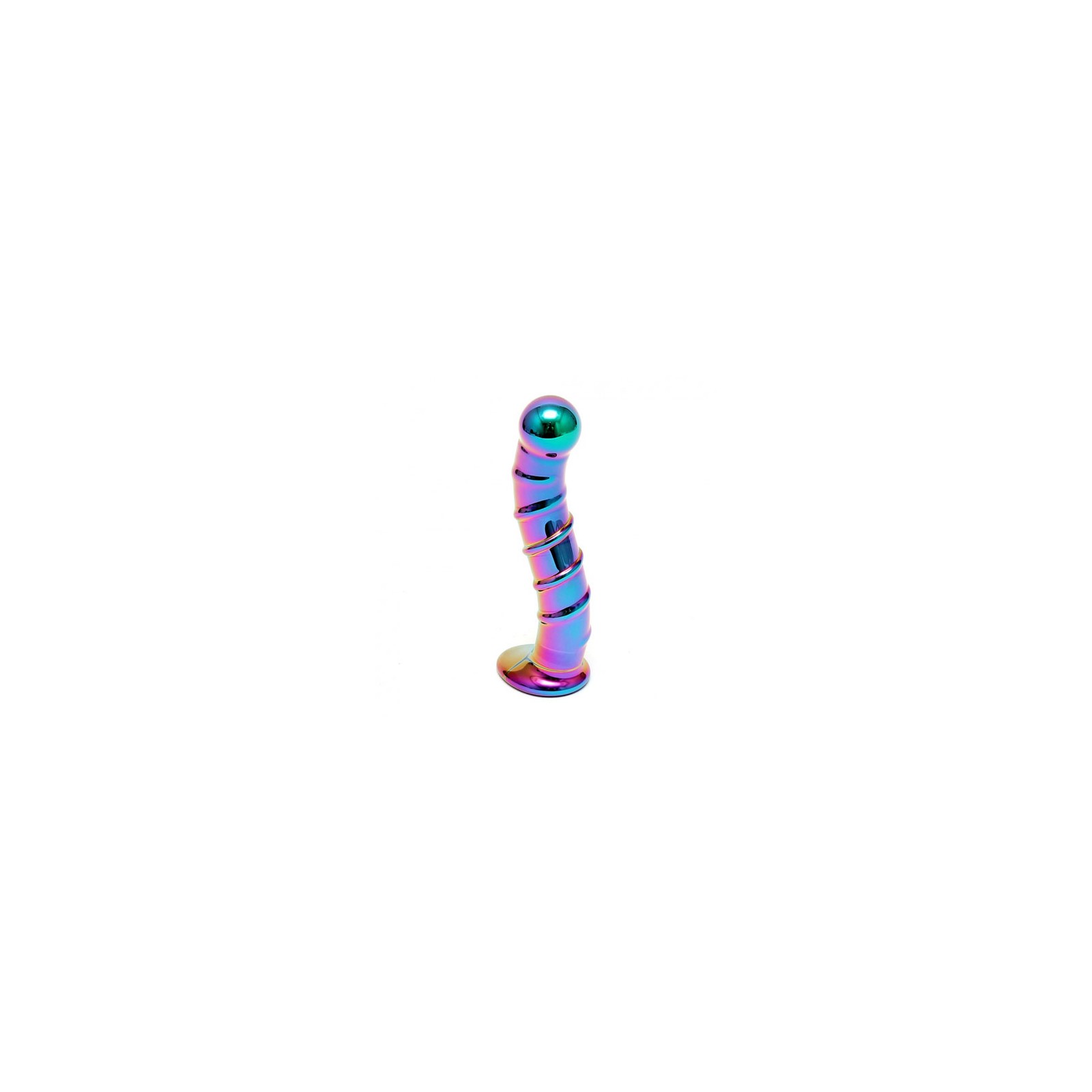 Dildo de Cristal Multi-Colores Nikita para Juego Sensual