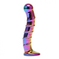 Dildo de Cristal Multi-Colores Nikita para Juego Sensual