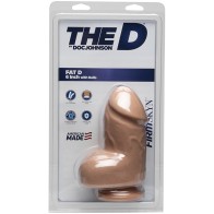 The D Fat D 6 Inch Vanilla Dildo With Realistic Details