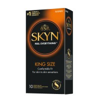 Condones SKYN Sin Látex King Size Paquete de 10