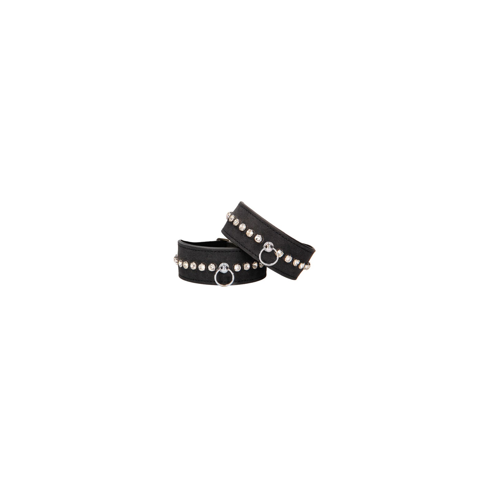 Ouch Diamond Studded Wrist Cuffs for BDSM Pleasure