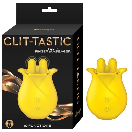 Clit-Tastic Tulip Finger Massager for Pleasurable Stimulation