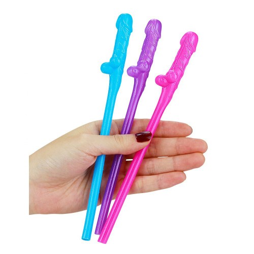 Lovetoy Willy Straws Pack of 9 for Fun Celebrations