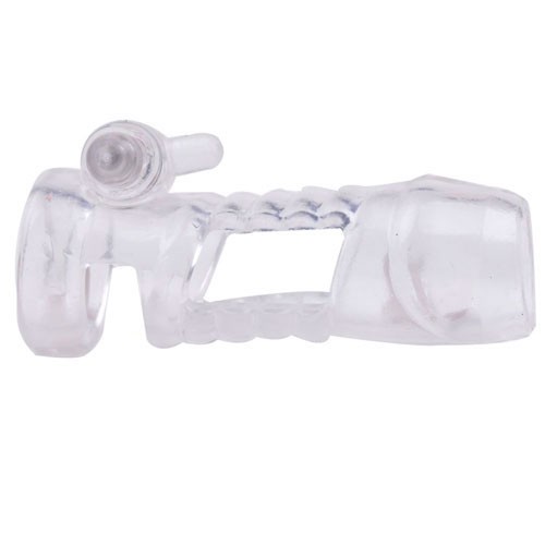 Clear Vibrating Penis Sleeve for Enhanced Pleasure