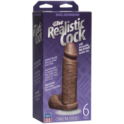 The Realistic Cock 6 Inch Dildo for Lifelike Sensations