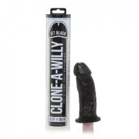 Clone A Willy Vibrador Negro Jet - Diversión DIY