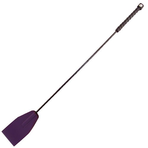 Rouge Garments Leather Riding Crop Purple