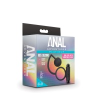 Anal Adventures Platinum Vibrating Ball for Couples