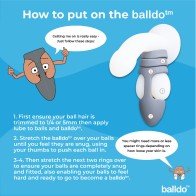 Balldo First Ball Dildo in Steel Grey