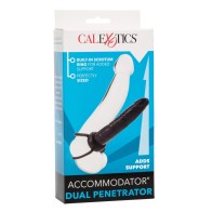 Dildo Dual Penetrador Accommodator Negro