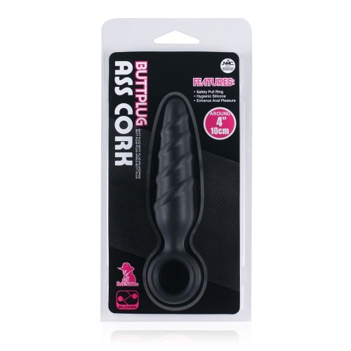 Plug Anal de Silicona Dark Stallions de 4 Pulgadas para Comodidad