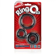 Anillos Cock Screaming O RingO x3 Negro