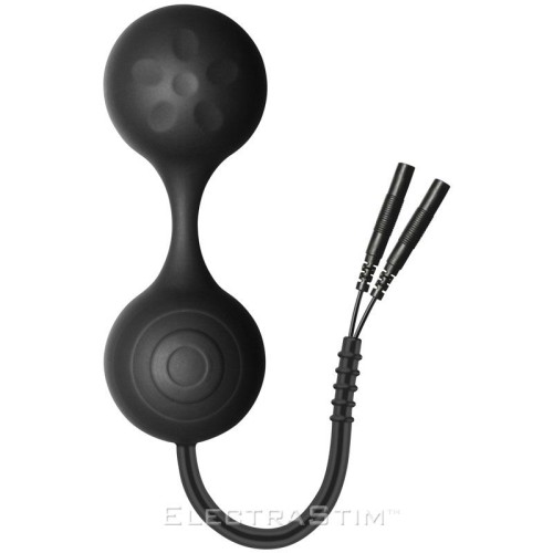 Bolas de Kegel ElectraStim Silicone Noir Lula Electro Jiggle - Placer y Fitness