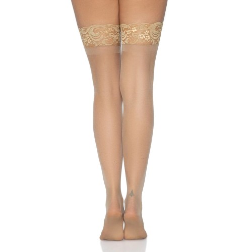 Medias Transparentes Leg Avenue con Sujeción