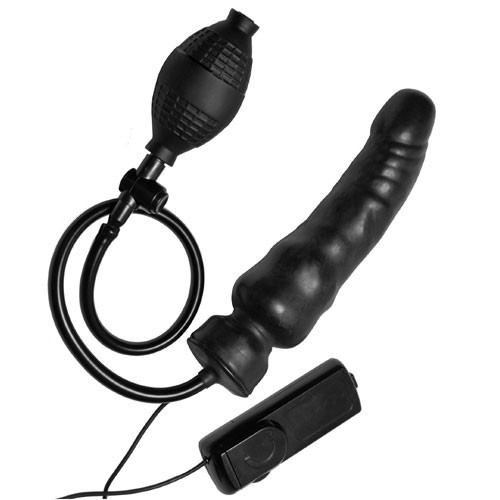 Master Series Ravage Vibrating Inflatable Dildo for Ultimate Pleasure