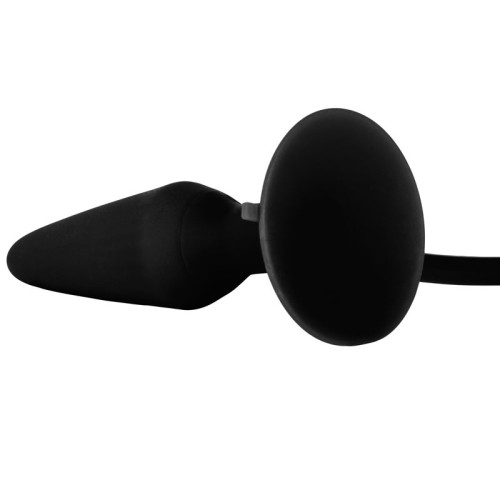 Inflatable Silicone Anal Plug with Suction Base