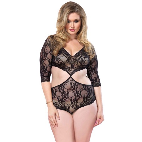 Leg Avenue Body de Encaje Floral UK 14-18