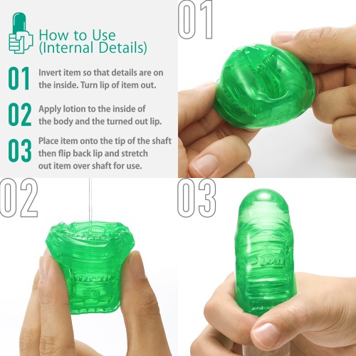 Tenga UNI Emerald Sleeve for Unique Pleasure