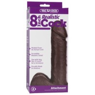 Vac-U-Lock 8 Inch Realistic Dildo for Authentic Pleasure