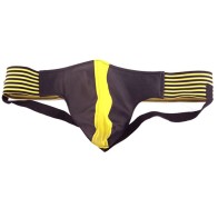 Rouge Garments Black and Yellow Jockstrap for Activewear