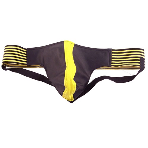 Rouge Garments Black and Yellow Jockstrap for Activewear