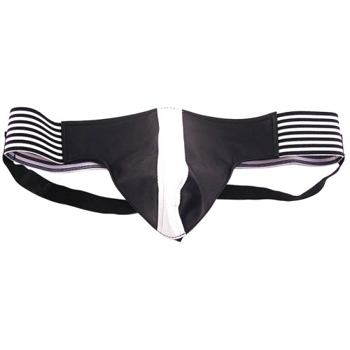 Rouge Garments Black and White Jock for Active Lifestyle