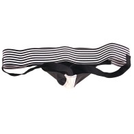 Rouge Garments Black and White Jock for Active Lifestyle