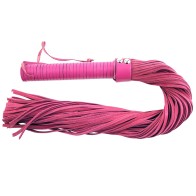 Pink Suede Flogger for Stylish Playtime