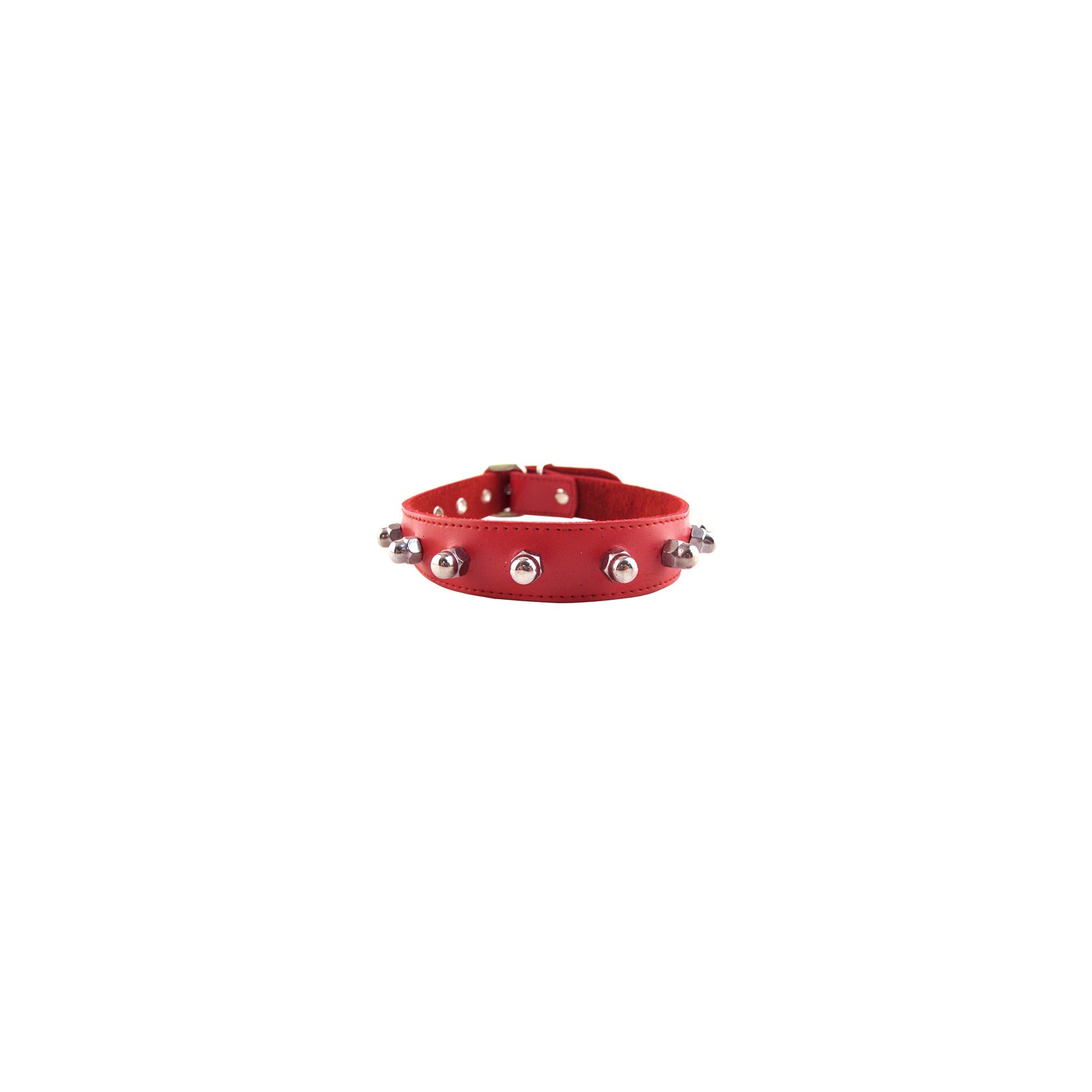 Rouge Garments Red Nut Collar for Stylish Restraint