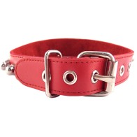 Rouge Garments Red Nut Collar for Stylish Restraint