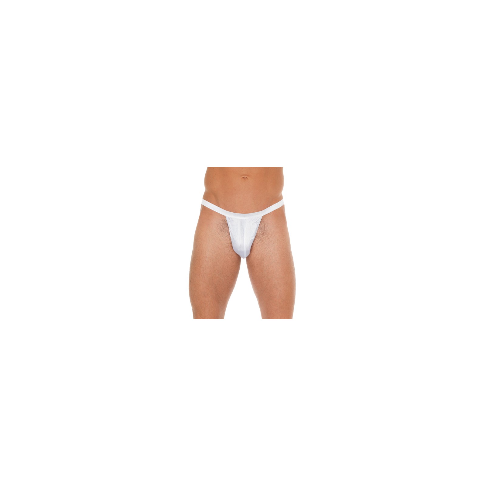 Men's White G-String for Comfort and Style