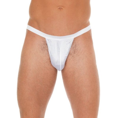 Men's White G-String for Comfort and Style