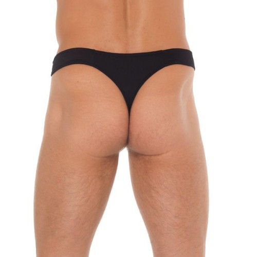 Men's Black G-String for Stylish Comfort