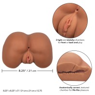 Stroke It Life Size Ass Flesh Brown - Realistic Pleasure Toy