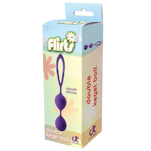 Flirts Purple Kegel Balls for Pelvic Strength