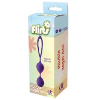 Flirts Purple Kegel Balls for Pelvic Strength