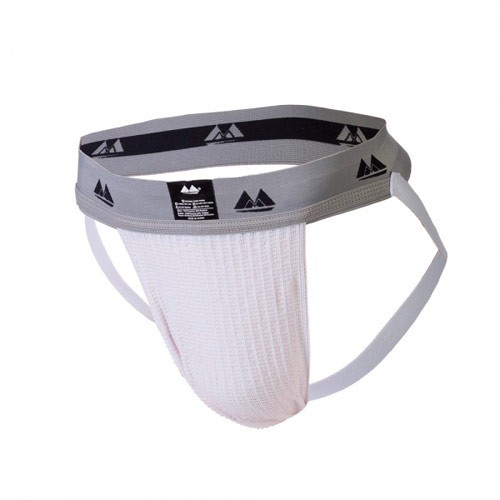 Comfortable White Jockstrap with Wide Band