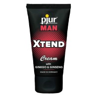 Crema Pjur Man Xtend con Ginkgo