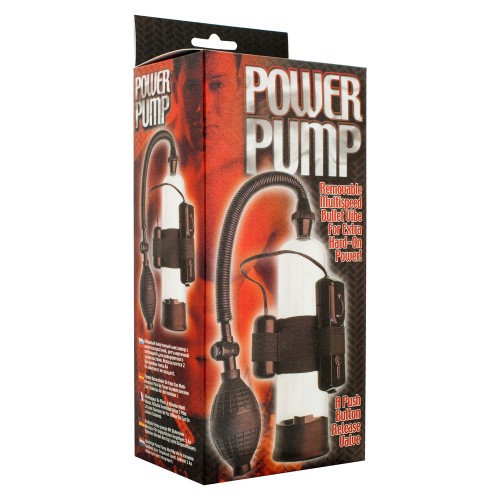 Power Pump Vibrating Penis Pump - Enhance Pleasure