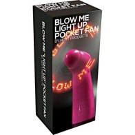 Blow Me Light Up Pocket Fan for Fun