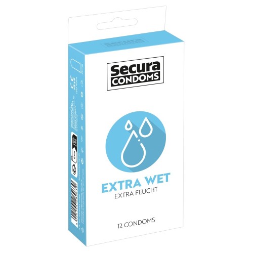 Condones Secura Extra Wet 12 Pack