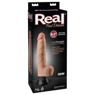 Real Feel Deluxe Flesh Penis Vibrator for Ultimate Pleasure