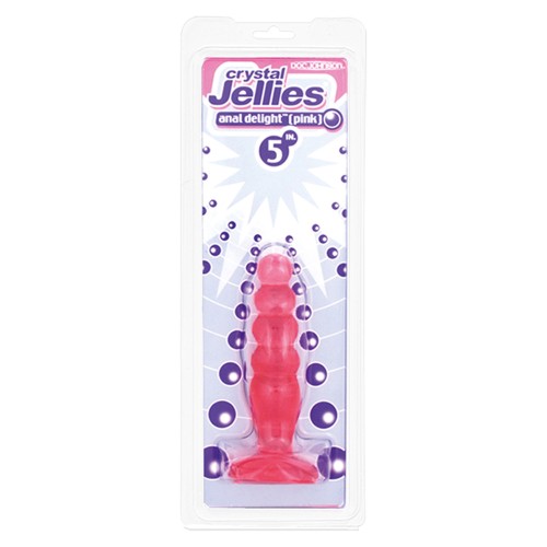 Plug Anal Crystal Jellies Anal Delight para Placer Mejorado